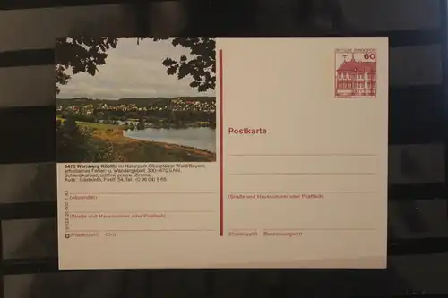 [Werbepostkarte] Bildpostkarte P 138; Teilserie "I" der Bundespost 1983: Wernberg-Köblitz. 