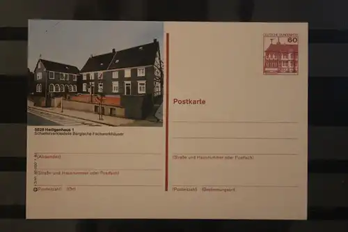 [Werbepostkarte] Bildpostkarte P 138; Teilserie "I" der Bundespost 1983:Heiligenhaus. 