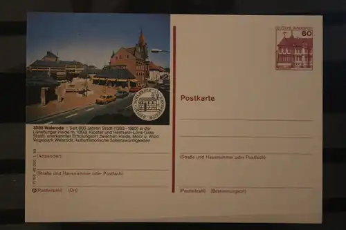 [Werbepostkarte] Bildpostkarte P 138; Teilserie "I" der Bundespost 1983:Walsrode. 