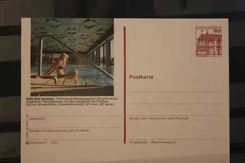 [Werbepostkarte] Bildpostkarte P 138; Teilserie "I" der Bundespost 1983:Bad Nauheim. 
