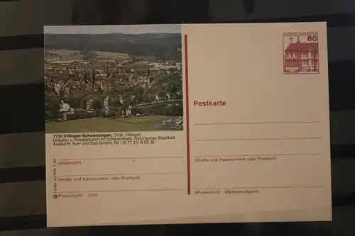 [Werbepostkarte] Bildpostkarte P 138; Teilserie "I" der Bundespost 1983:Villingen-Schwenningen. 