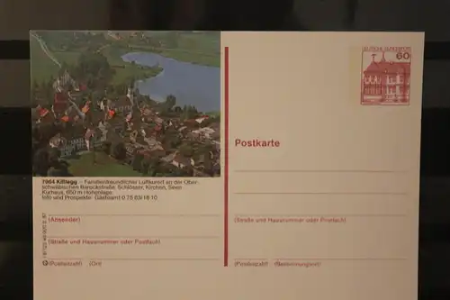[Werbepostkarte] Bildpostkarte P 138; Teilserie "r" der Bundespost 1987:Kißlegg. 