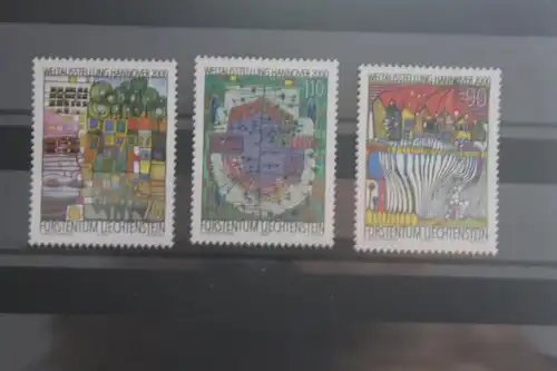 Hundertwasser - Satz Liechtenstein zur Weltausstellung 2000 Hannover