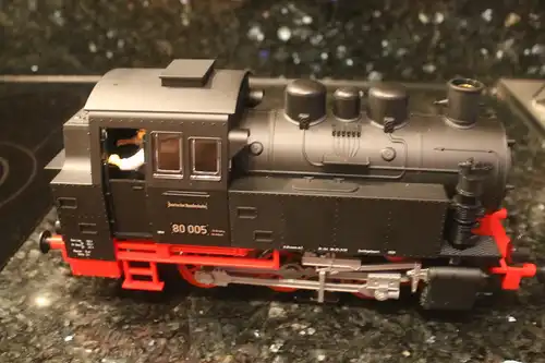 PIKO Spur G;  DB Dampflok / Tenderlok BR 80 005 / Rauch 
