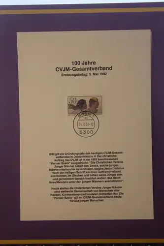 Deutschland 1982 ; CVJM-Gesamtverband; Kalenderblatt aus Postkalender