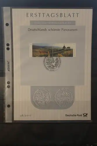 Deutschland 2017; Ersttagsblatt ETB 38/2017:    Deutschlands  schönste Panoramen;  MiNr. 3336-37