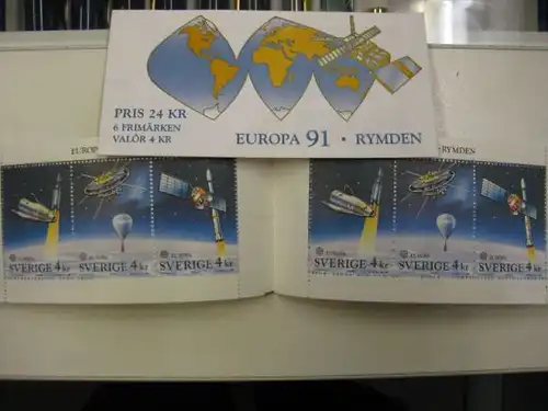 CEPT 1991 Schweden Markenheft MH 159 **