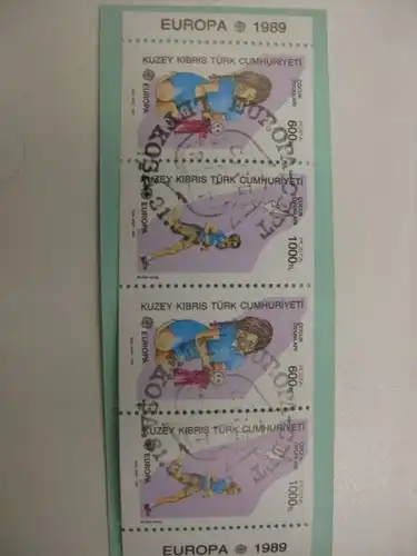 CEPT 1989 Türkisch Zypern Markenheft MH 2