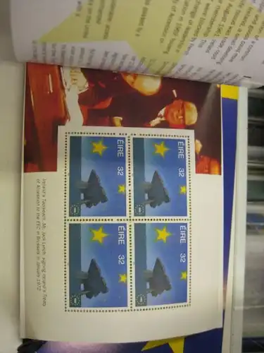 CEPT Symphatie-/Mitläuferausgabe Irland 1992 Europ. Binnenmarkt Prestige-Markenheft MH 