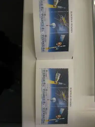 Markenheft MH 159 Schweden Europ. Raumfahrt