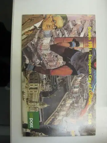 CEPT Mitläufer-/Symphatieausgabe Markenheft MH 17 Irland 1991 Dublin Kulturhauptstadt Europas