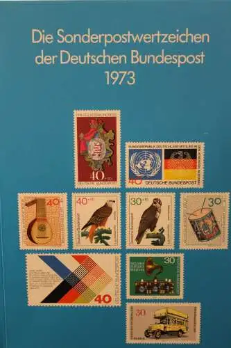 Jahreszusammenstellung der Deutschen Bundespost 1973 - Nachdruck