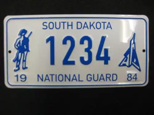 US Miniatur Nummernschild West Dakota
