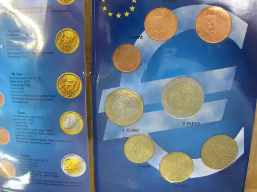 Euro Kursmünzensatz Frankreich