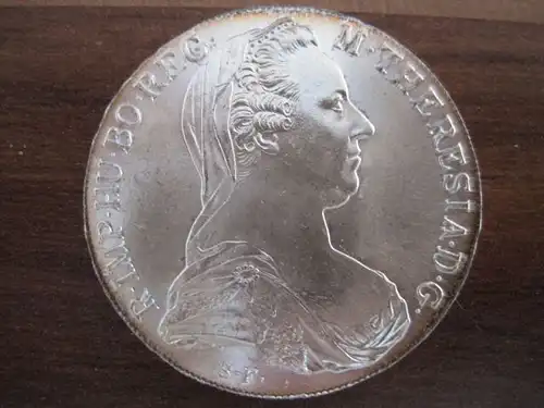 Medaille  aus Silber Maria Theresia Taler NP Silbermünze 