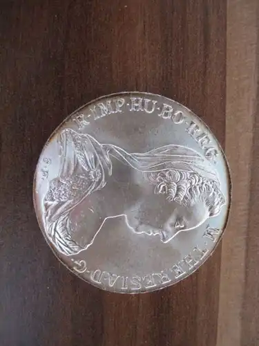 Silbermedaille Maria Theresia Taler Münze aus Silber NP St   