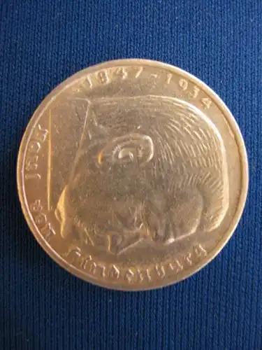 5 Mark Kursmünze Silber 900  1939 G
