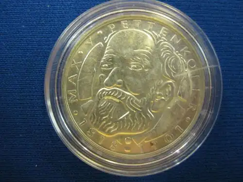 5 DM Silbermünze Gedenkmünze 1968 Pettenkofer