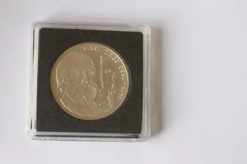 10 DM Silbermünze Carl Zeiss 1988 F Stg.