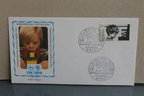 Deutschland 1979; IYC 1979; Internationales Jahr des Kindes; FDC