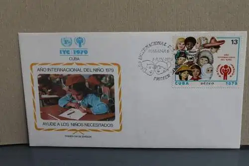 Cuba 1979; IYC 1979; Internationales Jahr des Kindes; FDC