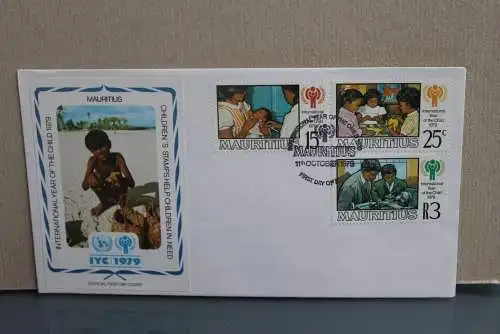 Mauritius 1979; IYC 1979; Internationales Jahr des Kindes; FDC