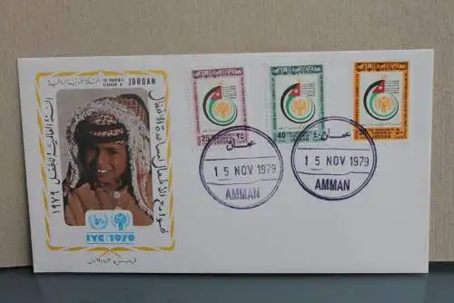 Jordanien  1979; IYC 1979; Internationales Jahr des Kindes; FDC