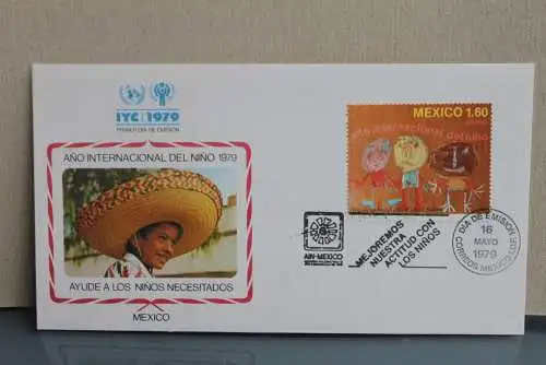 Mexico 1979; IYC 1979; Internationales Jahr des Kindes; FDC