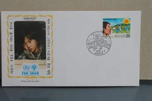 Korea 1979; IYC 1979; Internationales Jahr des Kindes; FDC