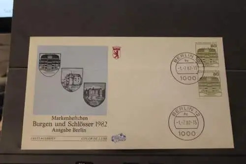 Berlin 1982; Burgen & Schlösser ZD 674 C/D aus MH 13; Ersttag, FDC