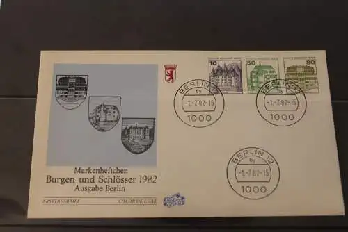 Berlin 1982; Burgen & Schlösser ZD W 79 aus MH 13; Ersttag, FDC