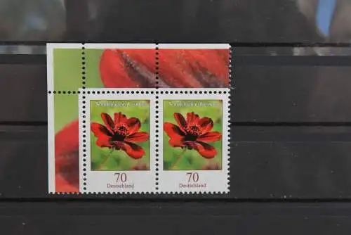 Deutschland; Freimarken: Blumen: waagerechtes Paar 70 C.; Schokoladen-Kosmee; MiNr. 3189, MNH