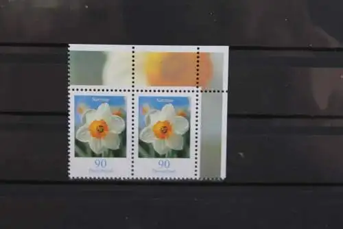 Deutschland; Freimarken: Blumen: waagerechtes Paar 90 C.; Narzisse; MiNr. 2506, MNH