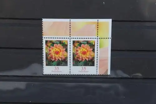 Deutschland; Freimarken: Blumen: waagerechtes Paar 35 C.; Dahlie; MiNr. 2505, MNH