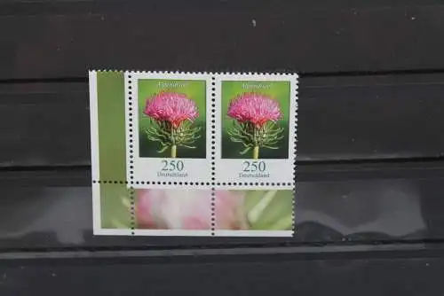 Deutschland; Freimarken: Blumen: waagerechtes Paar 250 C.; Alpendistel; MiNr. 3199, MNH