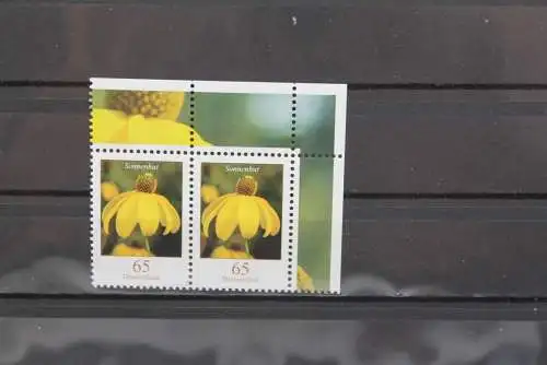 Deutschland; Freimarken: Blumen: waagerechtes Paar 65 C.; Sonnenhut; MiNr. 2524, MNH