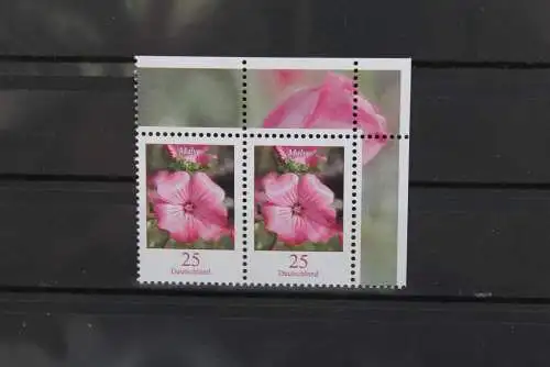 Deutschland; Freimarken: Blumen: waagerechtes Paar 25 C.; Malve; MiNr. 2462, MNH