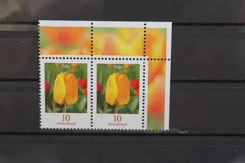 Freimarken; Blumenserie, 10 C; Tulpe, waagerechtes Paar MiNr 2484 A, MNH