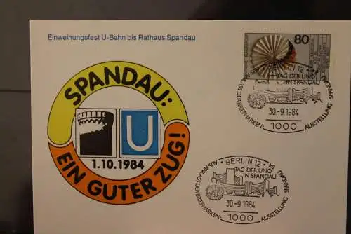 Berlin 1984 U-Bahn Erweiterung bis Spandau