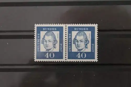 Deutschland 1961; Bedeutende Deutsche waagerechter ZD 40 Pf. MiNr. 355 x; MNH