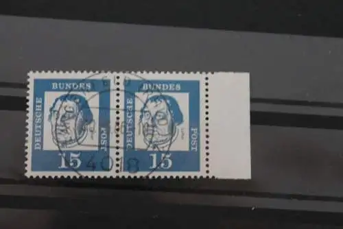 Deutschland 1961; Bedeutende Deutsche waagerechter ZD 15 Pf. MiNr. 351 x; gestempelt