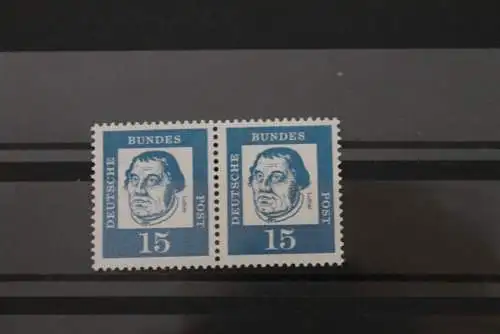 Deutschland 1961; Bedeutende Deutsche waagerechter ZD 15 Pf. MiNr. 351 x; MNH