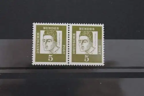 Deutschland 1961; Bedeutende Deutsche waagerechter ZD 5 Pf. MiNr. 347 x; MNH