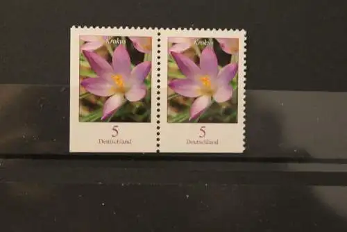 Deutschland 2005; Blumen: 5 Krokus, MiNr. 2480 D u, waagerechtes Paar; postfrisch