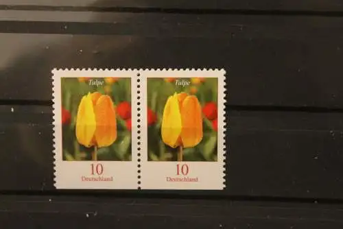 Deutschland 2005; Blumen: 10 Tulpe, MiNr. 2484 D u, waagerechtes Paar; MNH