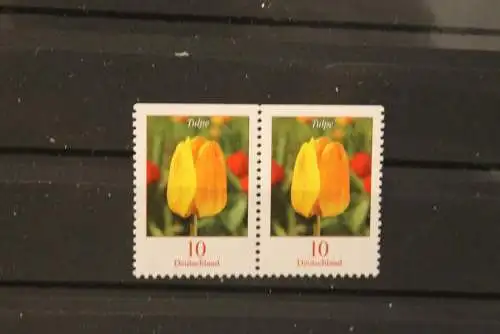 Deutschland 2005; Blumen: 10 Tulpe, MiNr. 2484 D, waagerechtes Paar; MNH