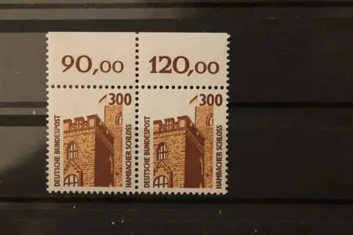 Deutschland 1988; Sehenswürdigkeiten; waagerechtes Paar 300;  MiMr. 1348, OR; MNH