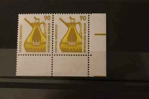 Deutschland 1988; Sehenswürdigkeiten; waagerechtes Paar 90;  MiMr. 1380, ER, MNH