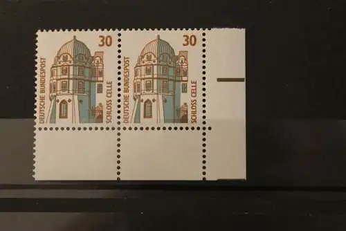 Deutschland 1987; Sehenswürdigkeiten; waagerechtes Paar 50;  MiMr. 1339, ER, MNH