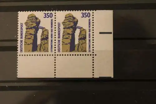 Deutschland 1989; Sehenswürdigkeiten; waagerechtes Paar 350;  MiMr. 1407, ER, MNH